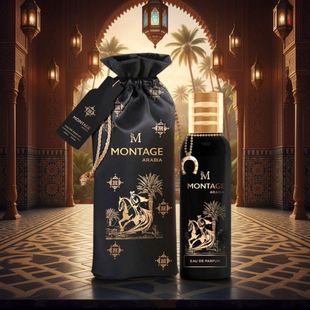 M MONTAGE ARABIA-profumo eau de parfume vaporisateur natural 100ml