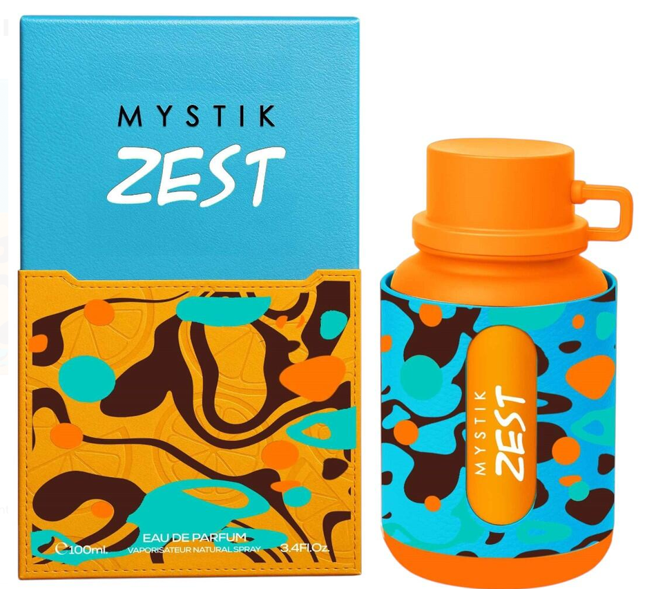 Afaq Mystik Zest 100ml – Eau de Parfum Uomo/Unisex Agrumato e Dolce